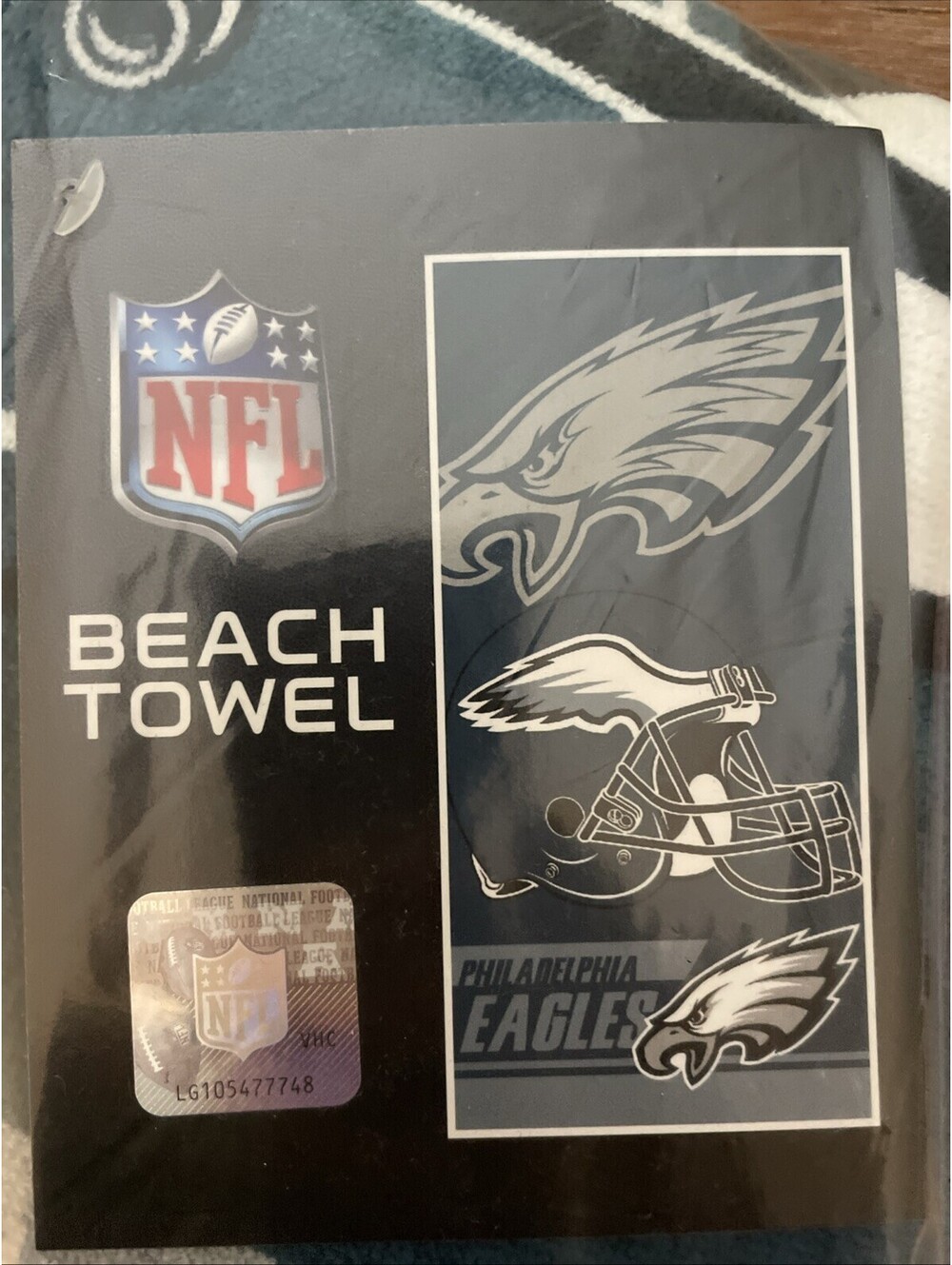 Philadelphia Eagles Beach Towel 30x60 Northwest Group NEW